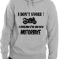 I Don't Snore Bikers Superbike Biker Mototrbike Unisex Hoodie Size