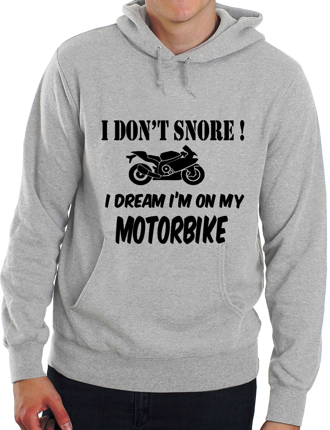 I Don't Snore Bikers Superbike Biker Mototrbike Unisex Hoodie Size