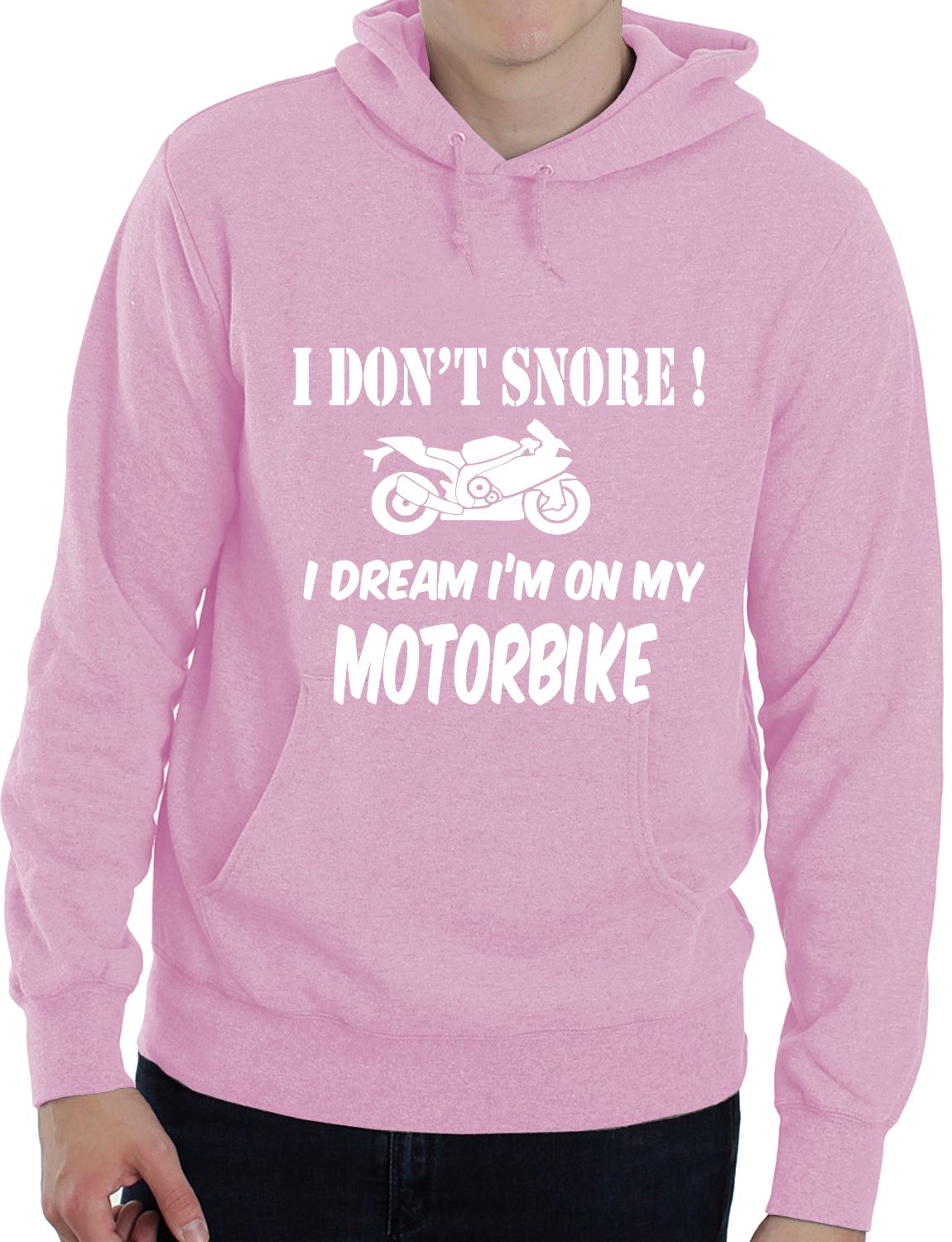 I Don't Snore Bikers Superbike Biker Mototrbike Unisex Hoodie Size