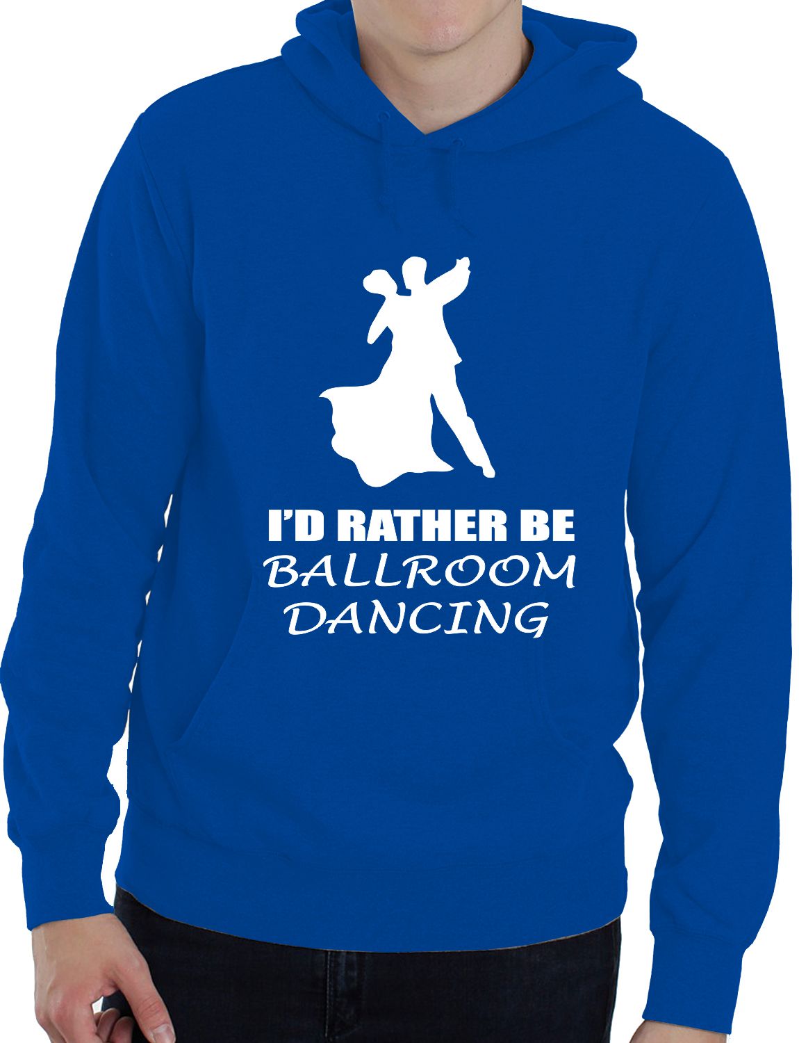 I'd Rather Be Ballroom Dancing Music Funny Unisex Hoodie Size