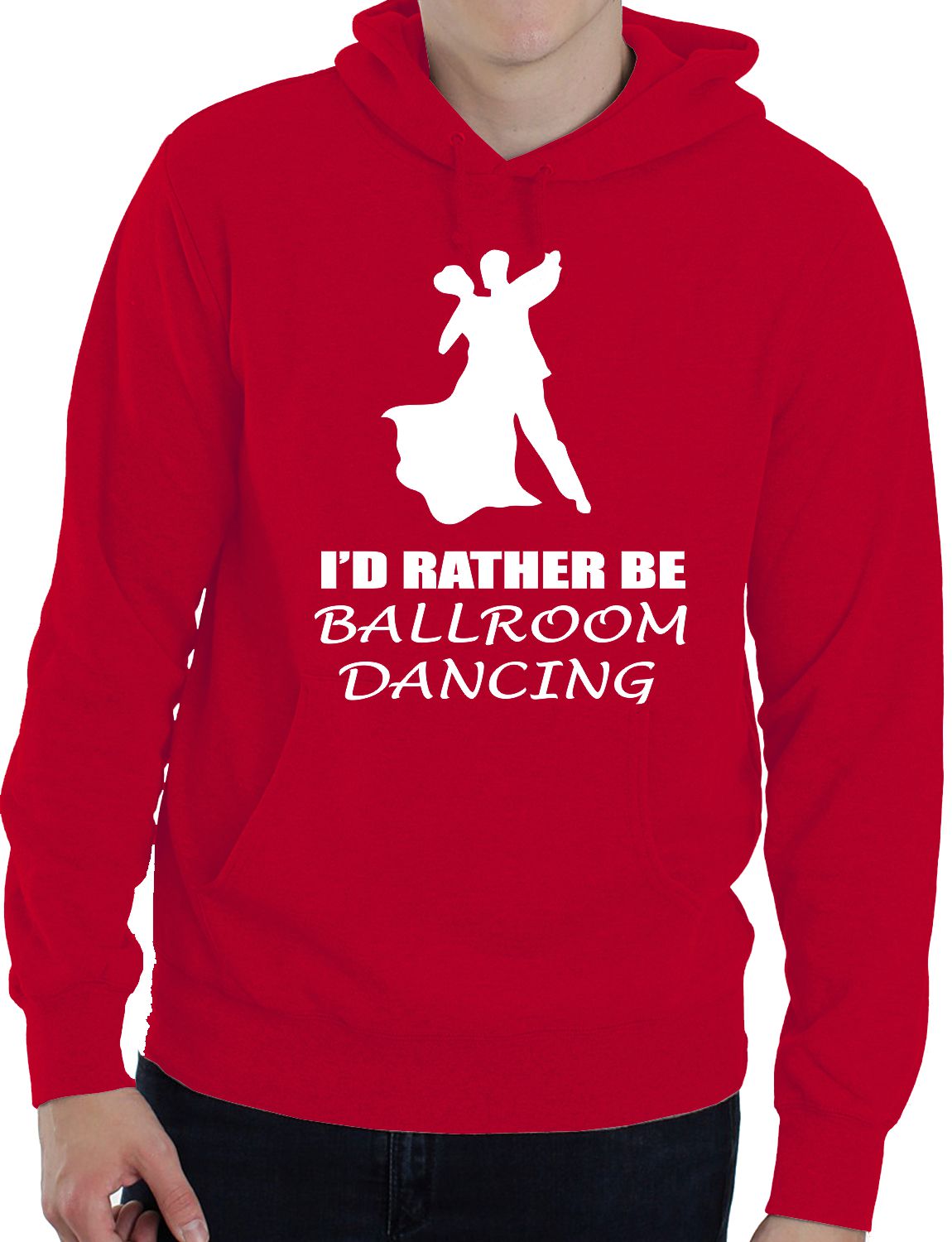 I'd Rather Be Ballroom Dancing Music Funny Unisex Hoodie Size
