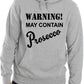 Warning Contains Prosecco Funny Drinks Funny Unisex Hoodie Size