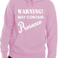Warning Contains Prosecco Funny Drinks Funny Unisex Hoodie Size