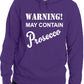 Warning Contains Prosecco Funny Drinks Funny Unisex Hoodie Size