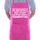 Warning May Talk About Trainspotting Funny BBQ Apron