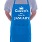 Born In January Birthday Funny Joke BBQ Apron