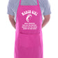 March Birthday Girl Woman Funny Joke BBQ Apron