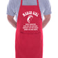 March Birthday Girl Woman Funny Joke BBQ Apron