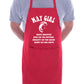 May Birthday Girl Woman Funny Joke BBQ Apron