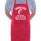 August Birthday Girl Woman Funny Joke BBQ Novelty Cooking Apron