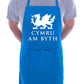 Cymru Am Byth Welsh Dragon Funny BBQ Gift Novelty Cooking BBQ Apron