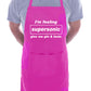 Supersonic Gin & Tonic Birthday Gift Funny Present BBQ Apron