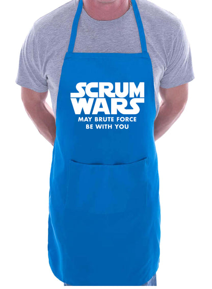 Scrum Wars Rugby Union League Funny Birthday Gift Novelty Cooking Apron