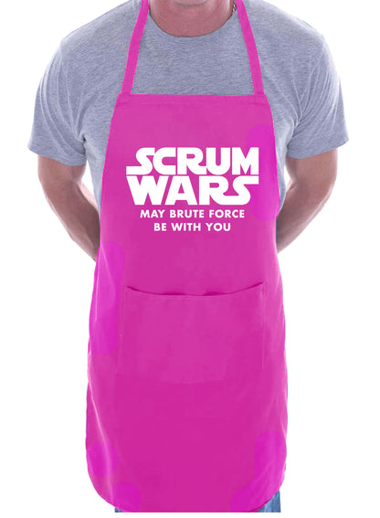 Scrum Wars Rugby Union League Funny Birthday Gift Novelty Cooking Apron