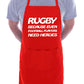 Funny Rugby Player Footballers Need Hero's Gift BBQ Apron