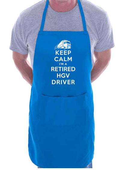 Retired HGV Driver Truck Lorry Retirement Gift Novelty Cooking BBQ Apron
