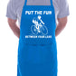 Fun Between Legs Cycling Biking Racing Funny BBQ Apron