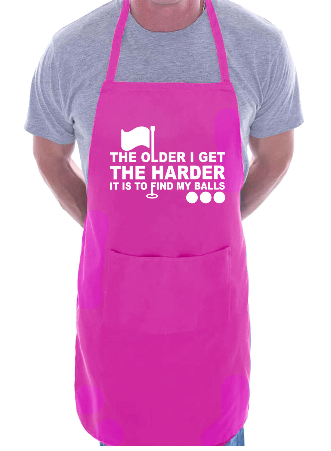 Golf Older I get Harder To Find Balls Funny Novelty BBQ Cooking Apron
