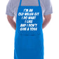 Old Welsh Git Wales Fan Birthday Present Funny BBQ Apron