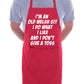 Old Welsh Git Wales Fan Birthday Present Funny BBQ Apron