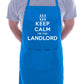 Keep Calm I'm A Landlord Funny Gift BBQ Apron