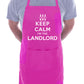 Keep Calm I'm A Landlord Funny Gift BBQ Apron