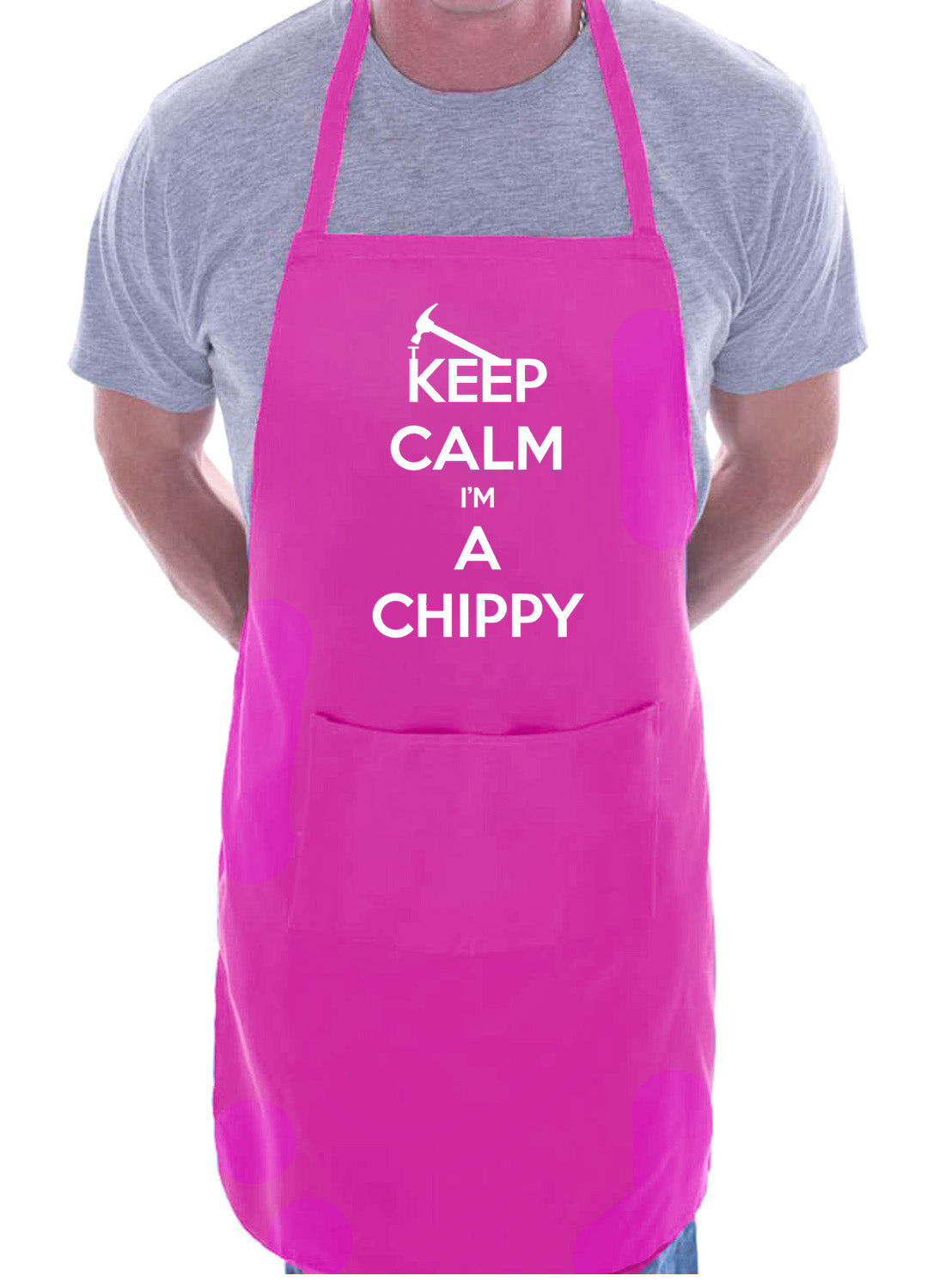 Keep Calm I'm A Chippy Carpenter Funny Gift Novelty Cooking BBQ Apron