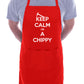 Keep Calm I'm A Chippy Carpenter Funny Gift Novelty Cooking BBQ Apron