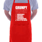 Grumpy Git Checklist Birthday Funny Gift BBQ Apron