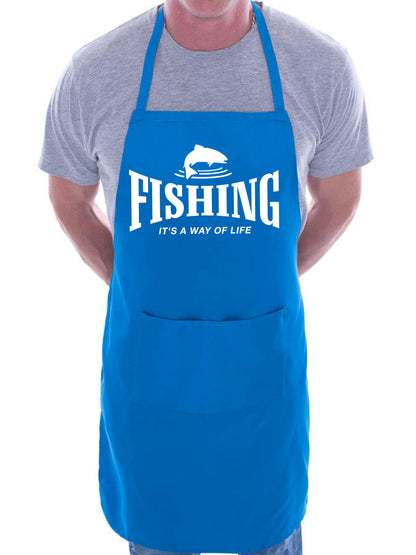 Fishing it’s a Way Of Life Angler Fisherman Funny Gift Apron