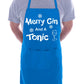 Merry Gin & Tonic Chef Cook Funny Christmas Gift BBQ Novelty Cooking Apron