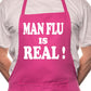 Man Flu Is Real BBQ Funny Apron