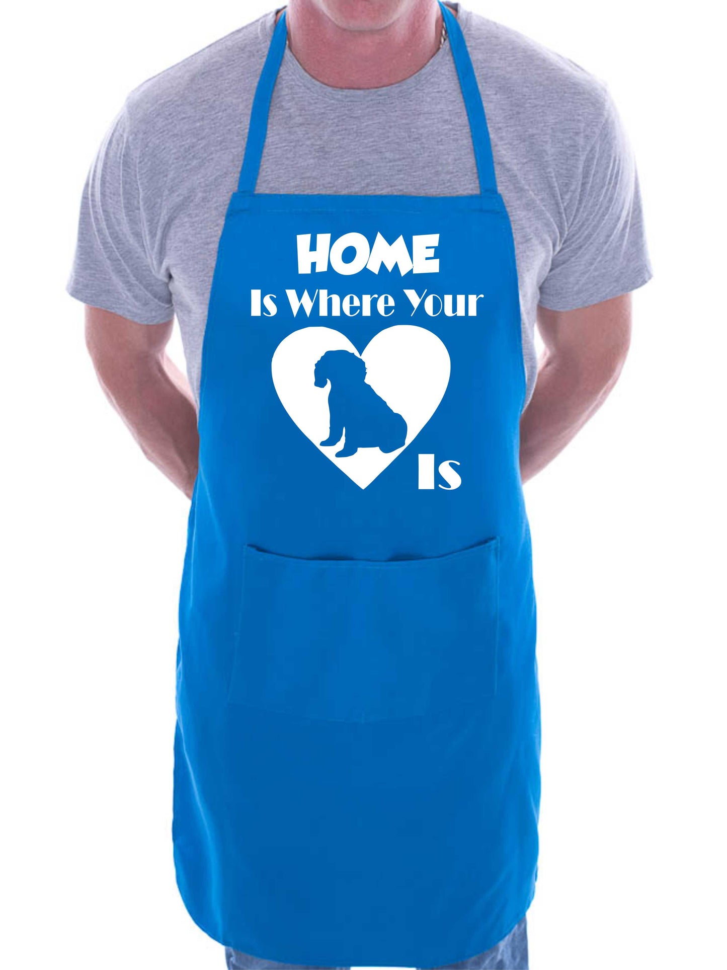 Home Is Where Your Cavapoo Is Funny Dog Lover Novelty Cooking BBQ Apron