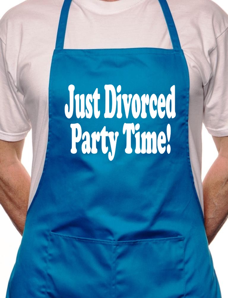 Adult Just Divorced Party BBQ Cooking Funny Novelty Apron