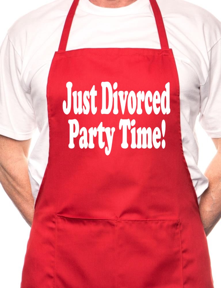 Adult Just Divorced Party BBQ Cooking Funny Novelty Apron