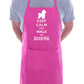 Keep Calm & Walk Bichon Frise Funny Dog Lover Gift BBQ Apron
