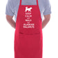Keep Calm & Walk Alaskan Malamute Funny Dog Lover Novelty Cooking BBQ Apron