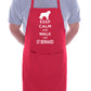 Keep Calm & Walk The St Bernard Dog Lover Gift BBQ Apron