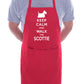 Keep Calm & Walk Scottish Terrier Funny Dog Lover Gift Apron