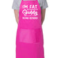 I'm Fat But Identify As Skinny Apron Funny Birthday Gift Cooking Baking BBQ