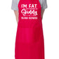 I'm Fat But Identify As Skinny Apron Funny Birthday Gift Cooking Baking BBQ