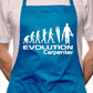 Evolution Of Carpenter BBQ Funny Apron
