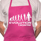 Evolution Of Carpenter BBQ Funny Apron