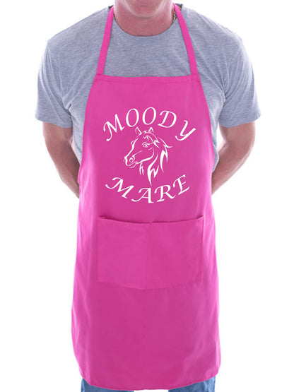 Adult Moody Mare Horse Riding BBQ Cooking Funny Novelty Apron