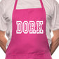 Adult Dork Computor Geek BBQ Cooking Funny Novelty Apron