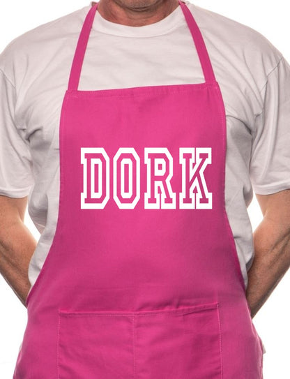 Adult Dork Computor Geek BBQ Cooking Funny Novelty Apron
