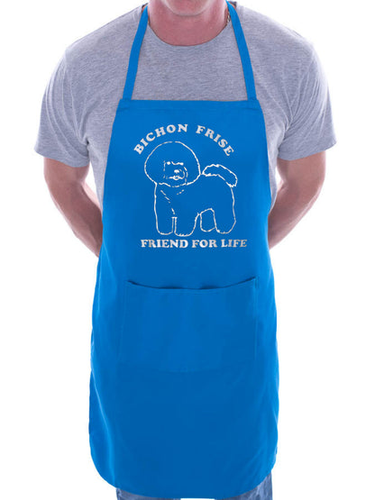 Adult Bichon Frise Dog Lover Gift BBQ Cooking Funny Novelty Apron