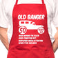 50th Birthday Old Banger BBQ Funny Apron