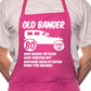80th Birthday Old Banger BBQ Cooking Funny Novelty Apron