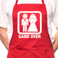 Game Over Stag Do Night BBQ Funny Apron